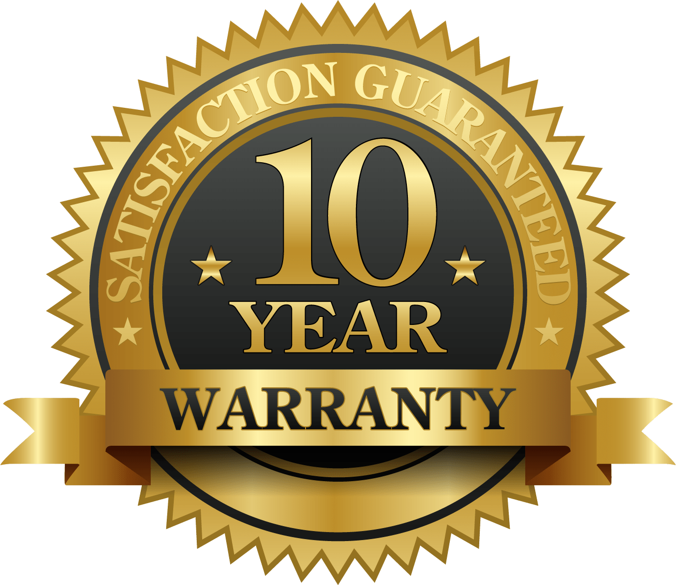 10 year Warranty Seal CSR&E Warranty Info